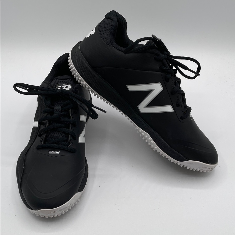 New Balance Elements Men’s 7.5 Baseball Turf Black Athletic Shoes  T4040SK4